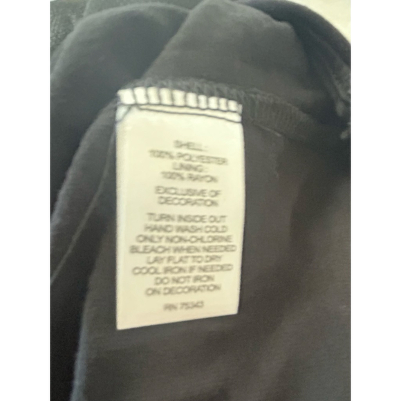 Cynthia Rowley Black OneShoulder Beaded Blouse XS Valentine’s Day Y2K sexy - Picture 9 of 9